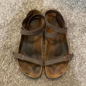 Birkenstocks with back strap